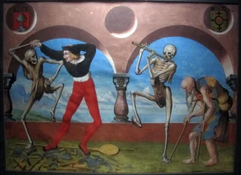 Kopie van de verloren dodendans van M. Manuel van de Dominicaanse begraafplaats van Bern (1512-20)